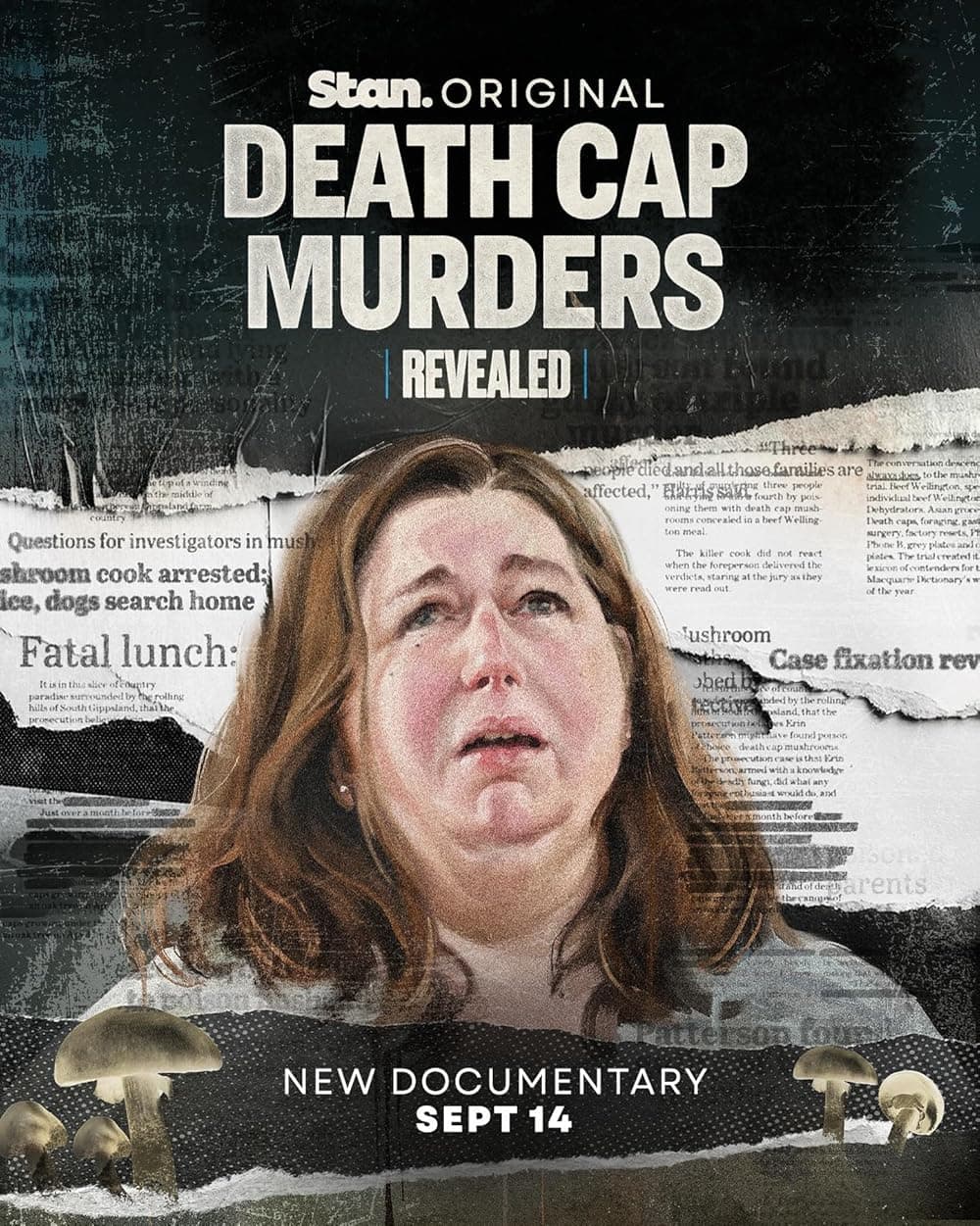 Revealed: Death Cap Murders programme or reporting artwork