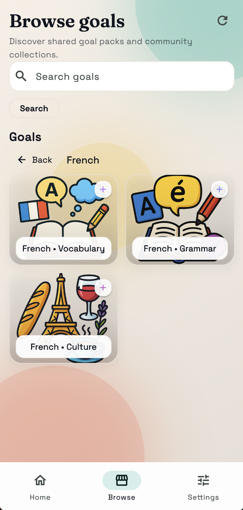 Decked app preview screen 4